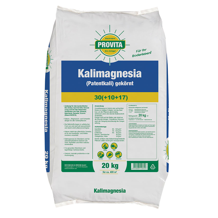 Kalimagnesia (Patentkali®) - Beckmann & Brehm